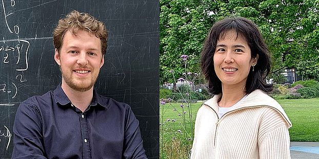 Newly appointed Assistant Professors: David Brückner and Yuping Li.